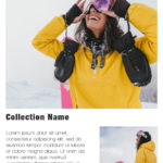 Snowboard email mock up