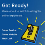 Email Graphic announcing Novelty LIght's new website launch in Feb 2024
