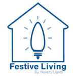 Festive Living logo created for Novelty Lights' Hardware/Retail Line