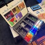 Two-sided graphic created for designer display kits